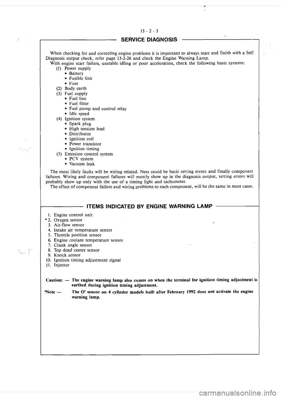 MITSUBISHI VERADA 1995  Workshop Manual 