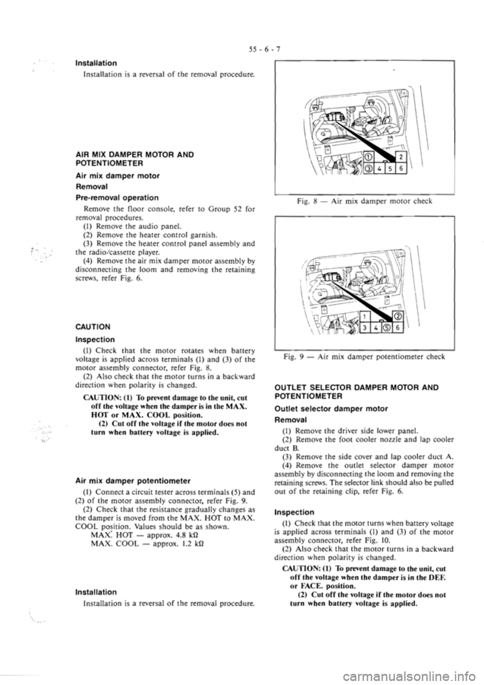 MITSUBISHI VERADA 1995  Workshop Manual 