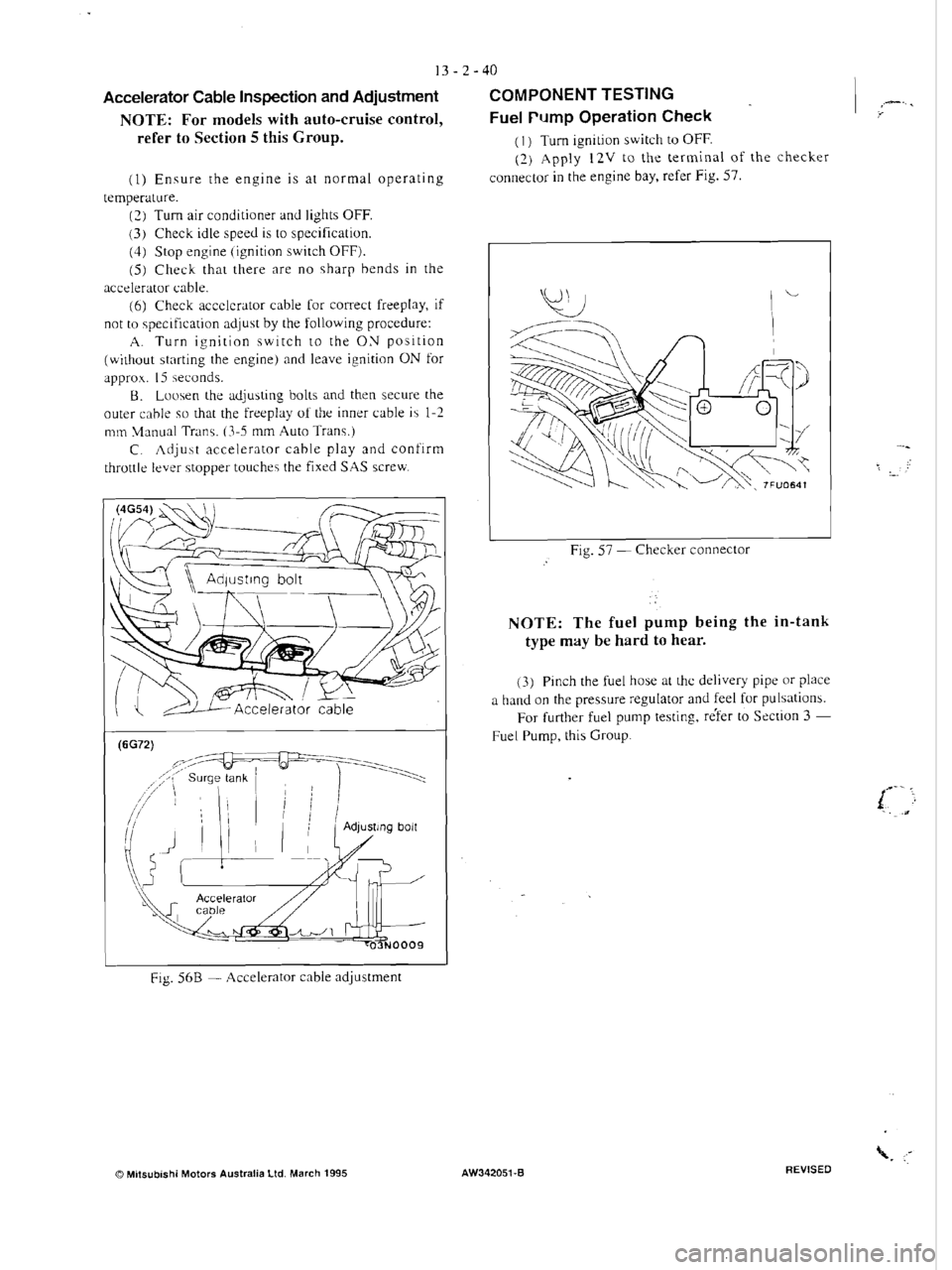 MITSUBISHI VERADA 1995  Workshop Manual 