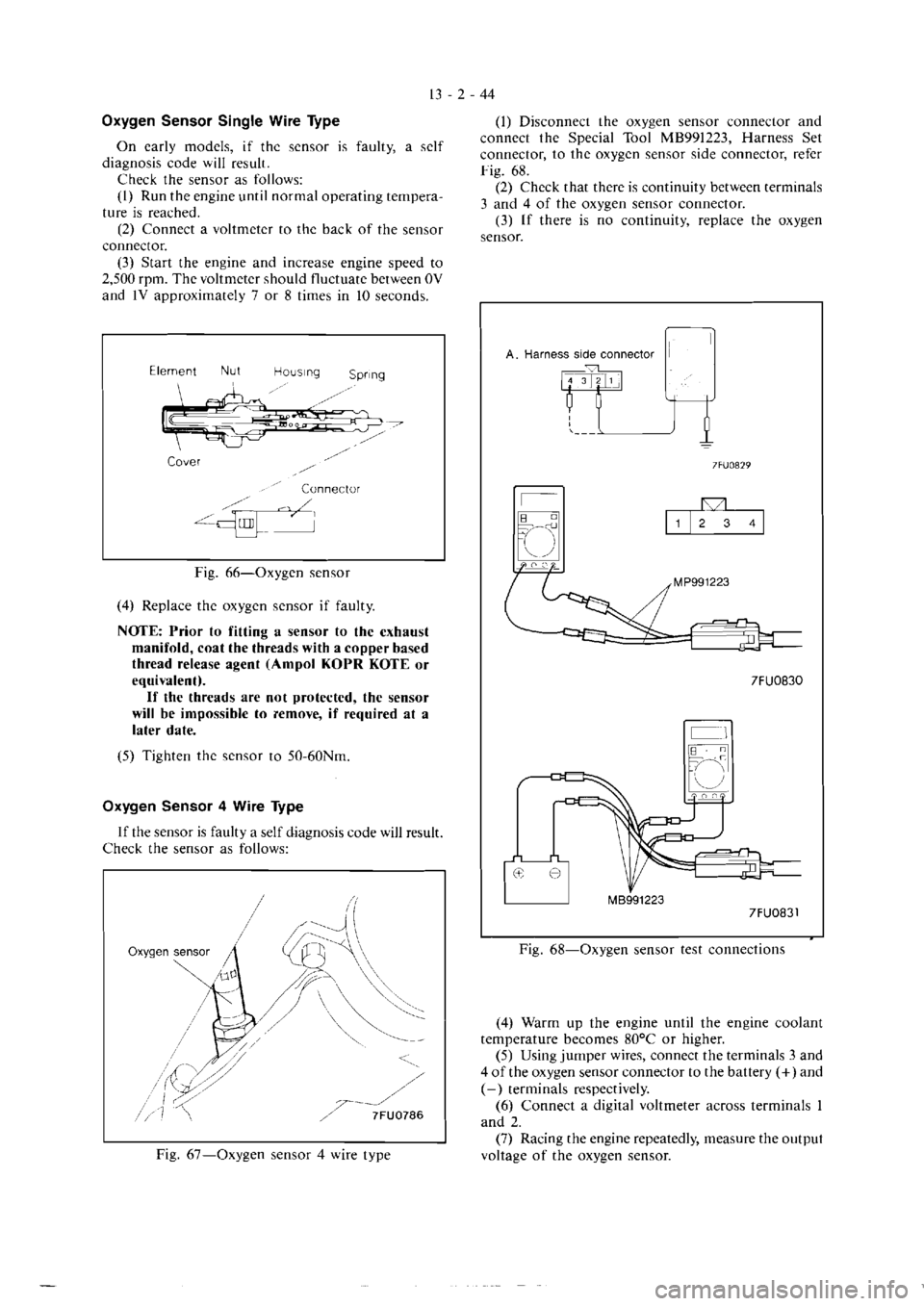 MITSUBISHI VERADA 1995  Workshop Manual 