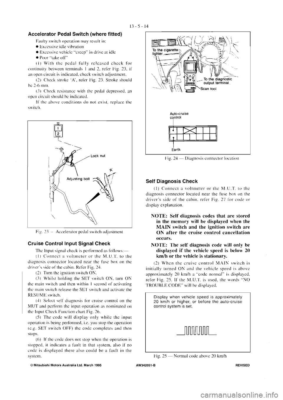 MITSUBISHI VERADA 1995  Workshop Manual 