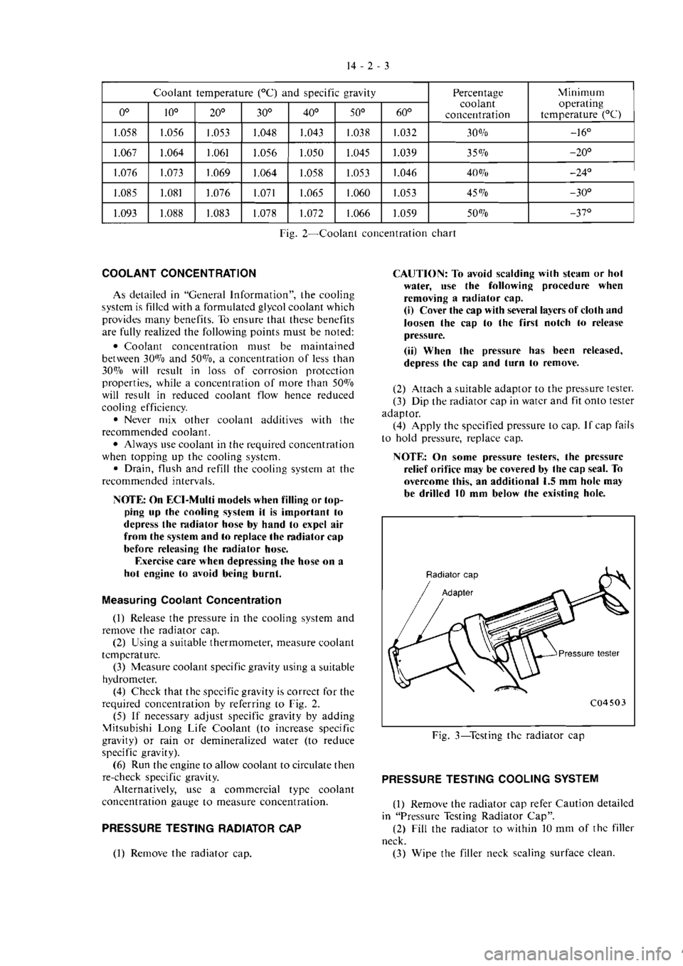MITSUBISHI VERADA 1995  Workshop Manual 