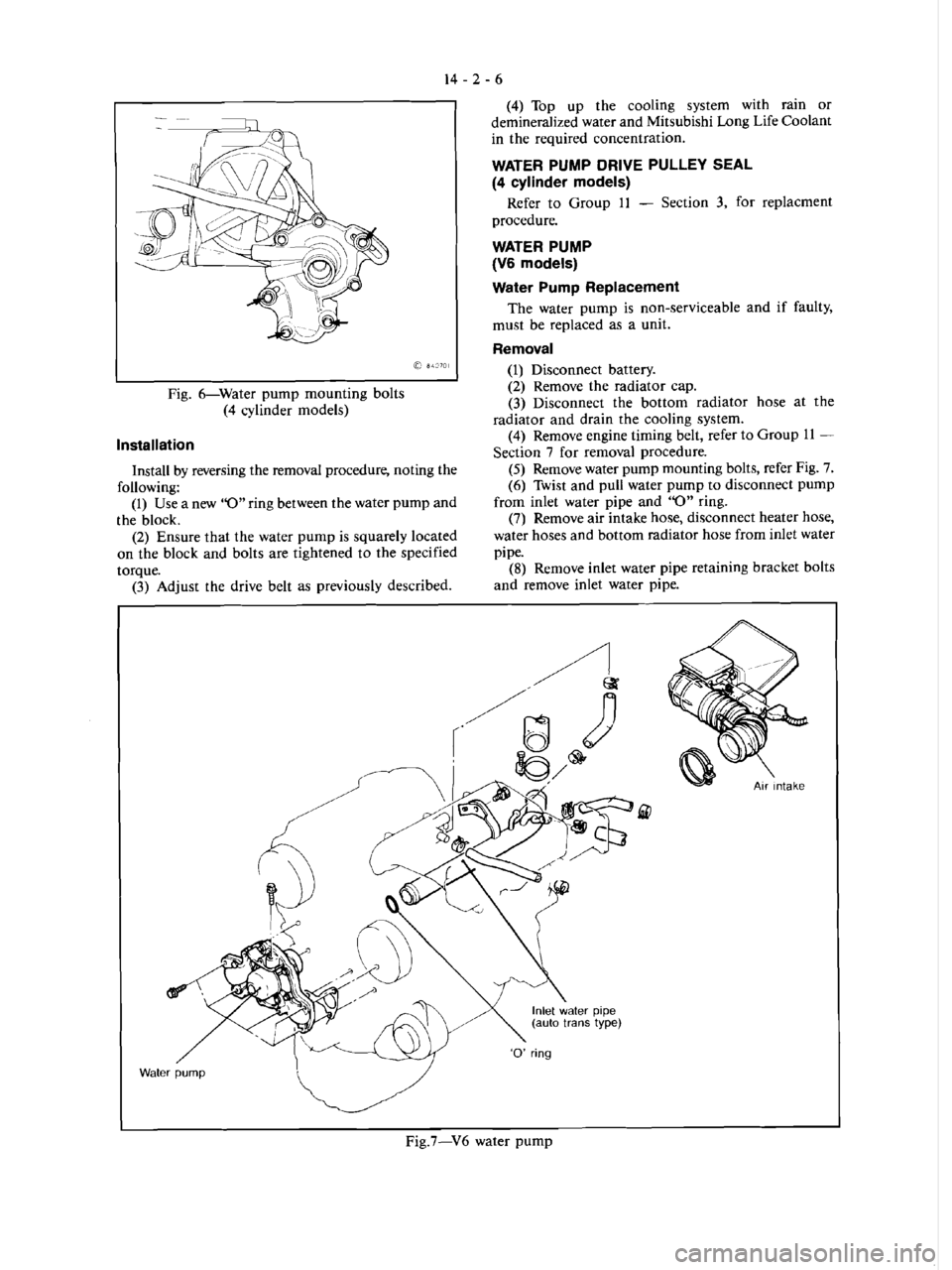 MITSUBISHI VERADA 1995  Workshop Manual 