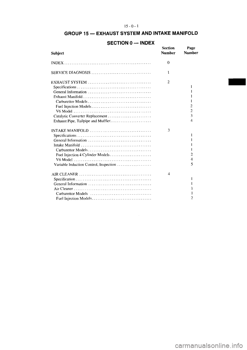 MITSUBISHI VERADA 1995  Workshop Manual 