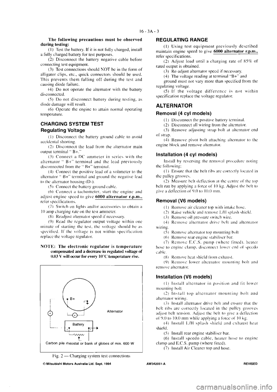 MITSUBISHI VERADA 1995  Workshop Manual 