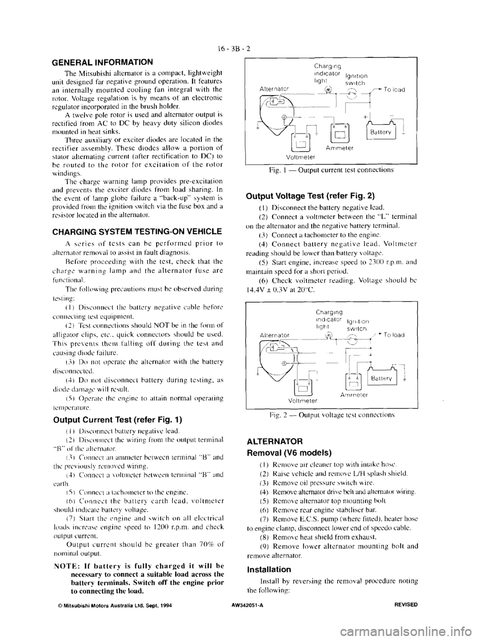 MITSUBISHI VERADA 1995  Workshop Manual 
