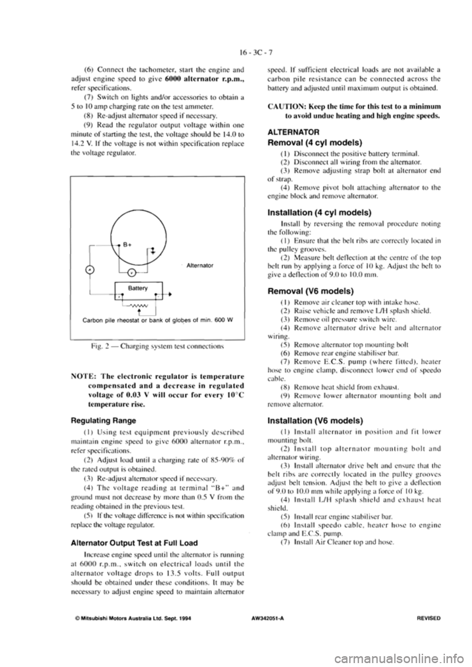 MITSUBISHI VERADA 1995  Workshop Manual 