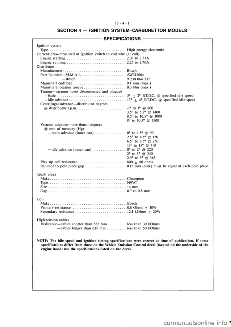 MITSUBISHI VERADA 1995  Workshop Manual 