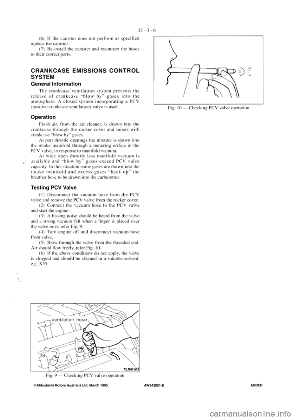 MITSUBISHI VERADA 1995  Workshop Manual 
