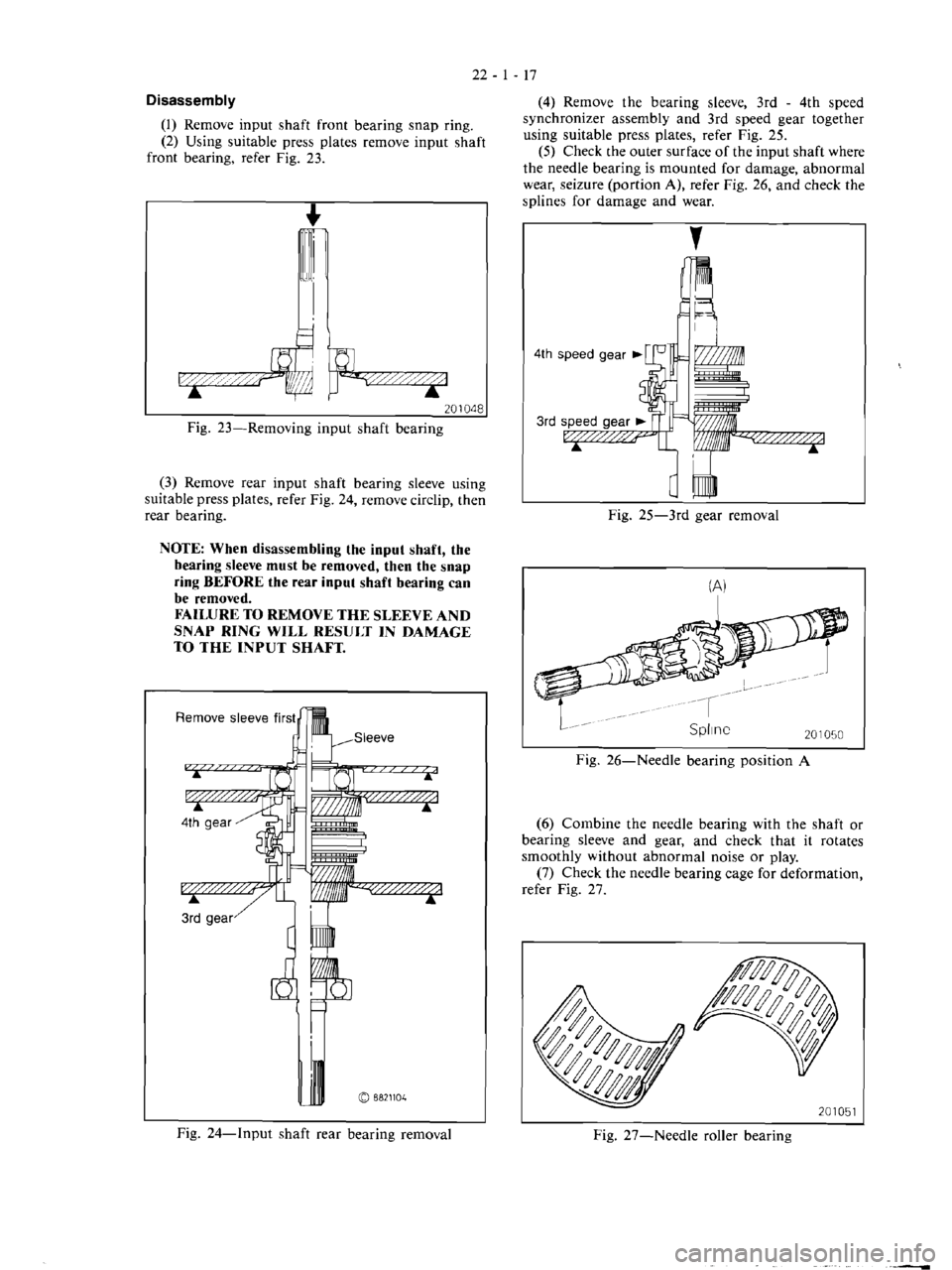 MITSUBISHI VERADA 1995  Workshop Manual 