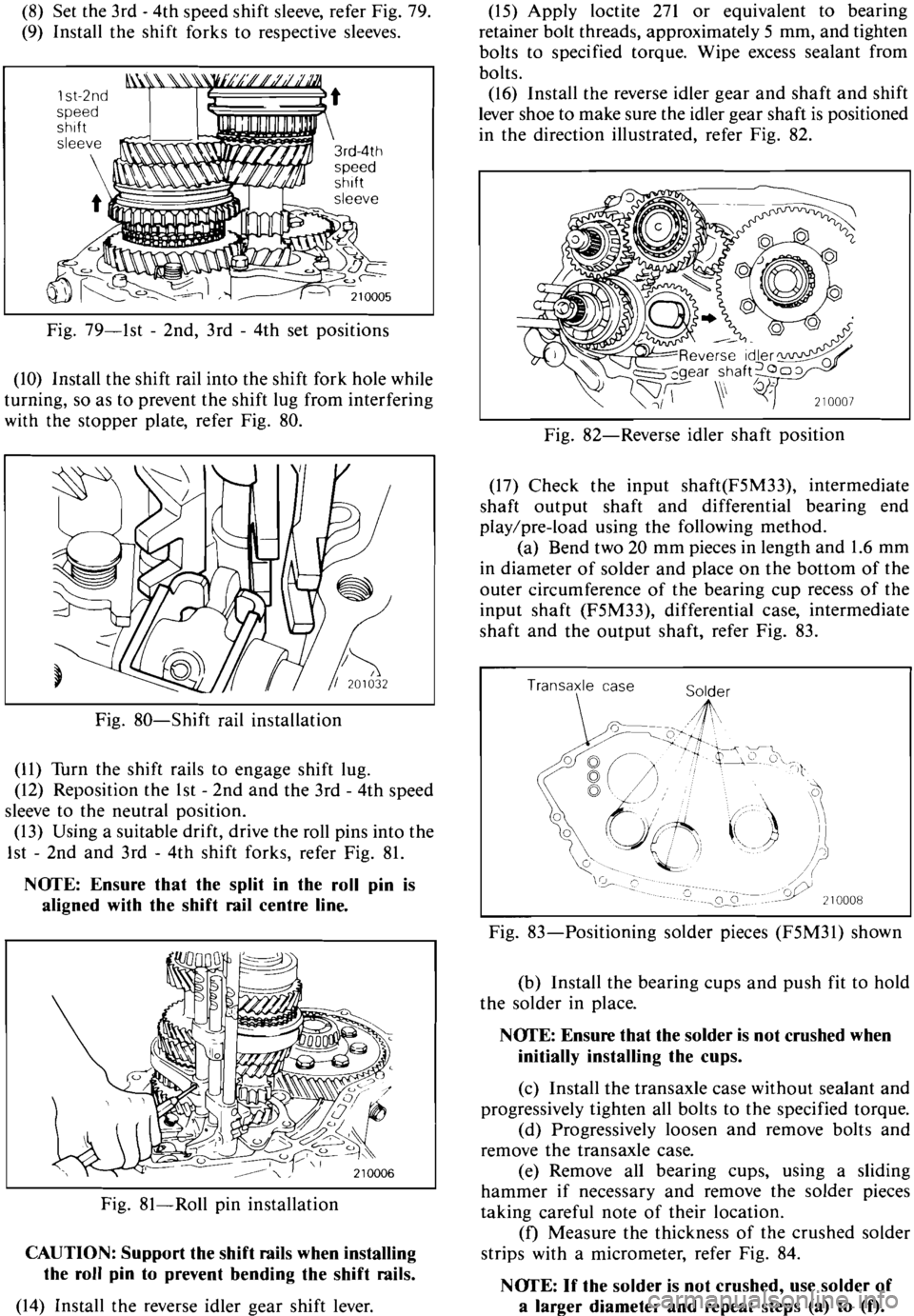 MITSUBISHI VERADA 1995  Workshop Manual 