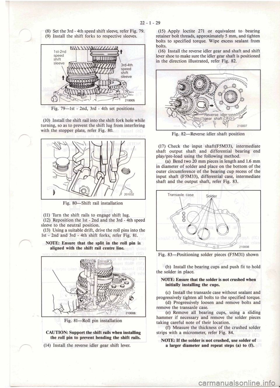 MITSUBISHI VERADA 1995  Workshop Manual 