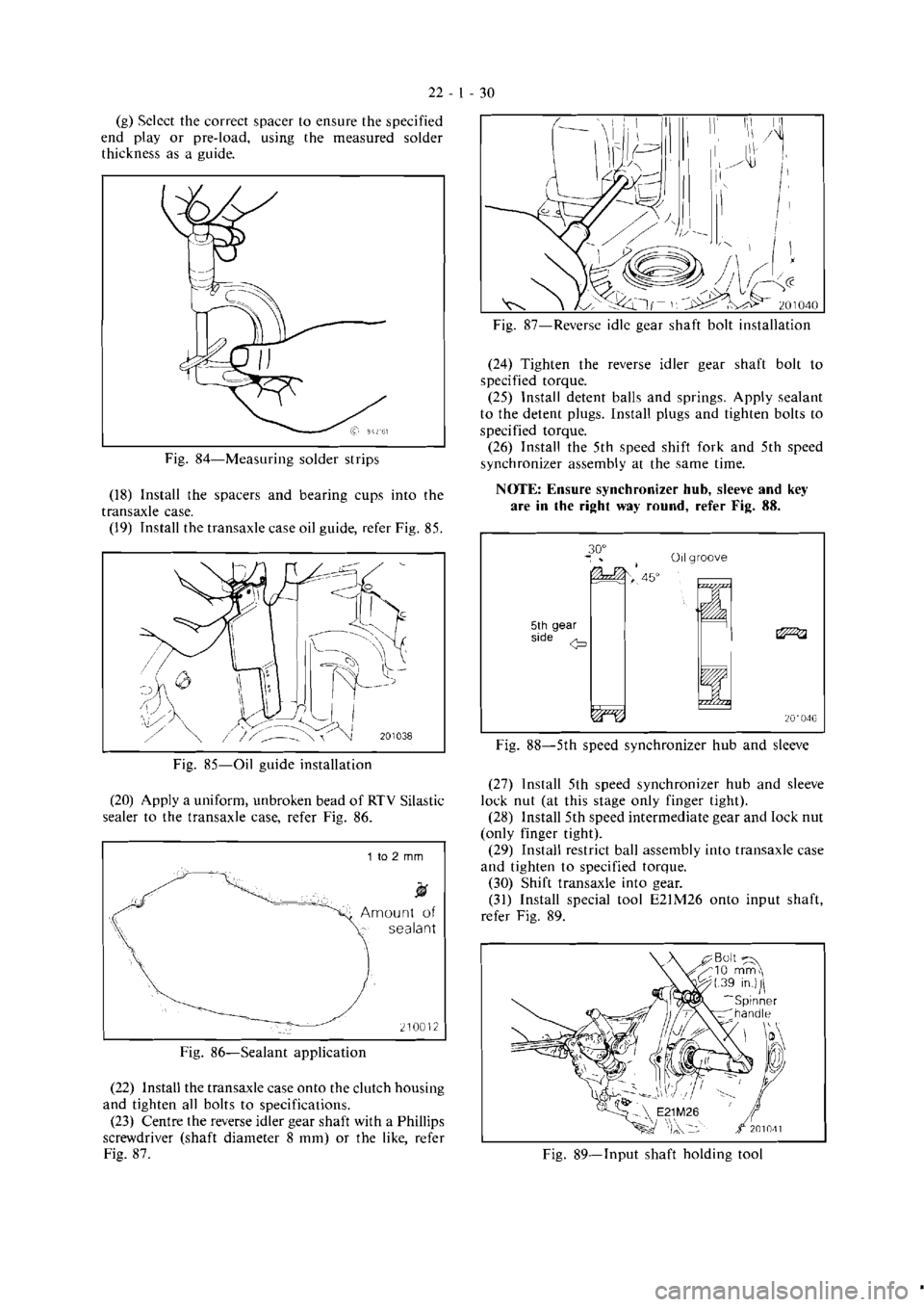 MITSUBISHI VERADA 1995  Workshop Manual 