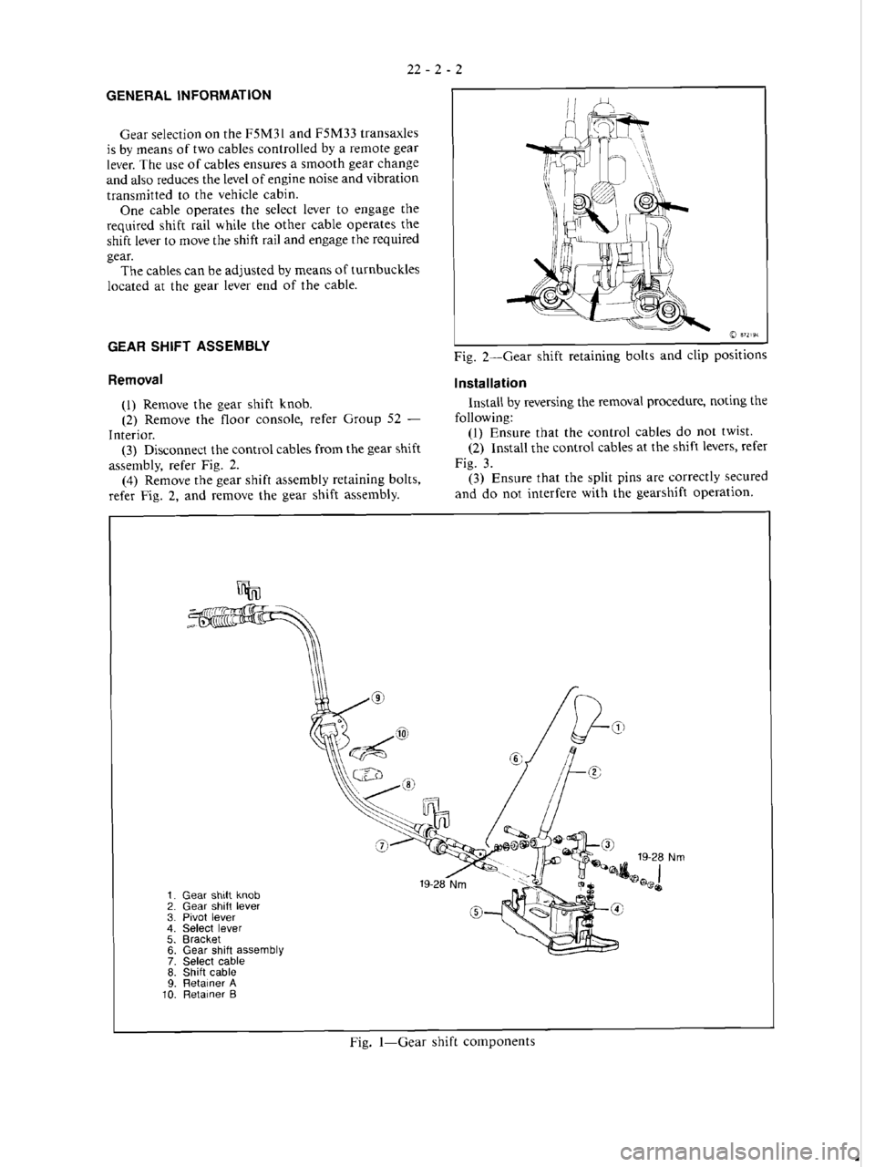 MITSUBISHI VERADA 1995  Workshop Manual 