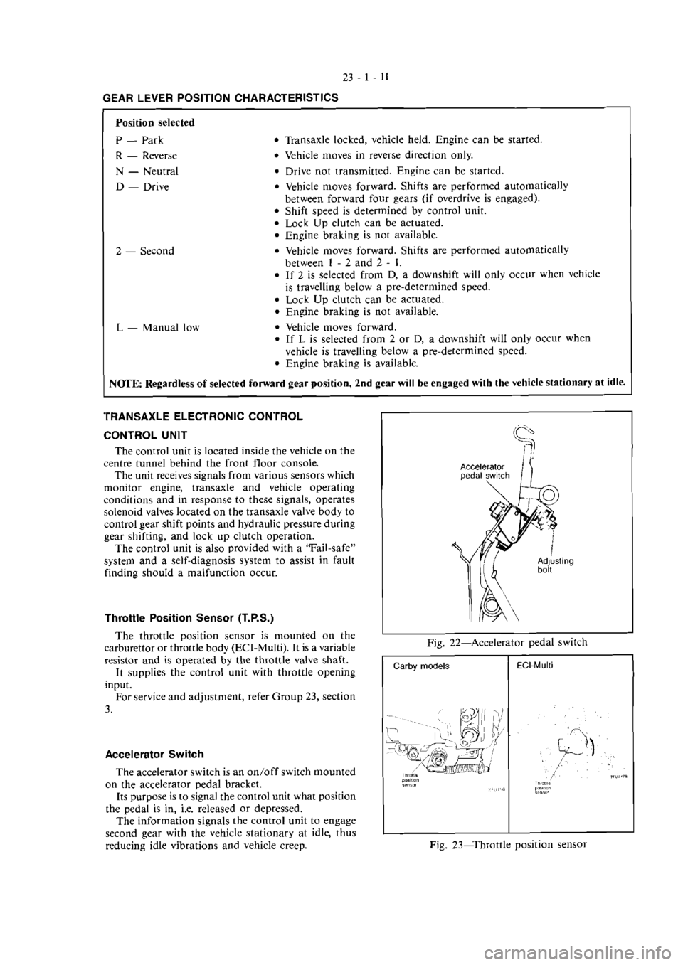 MITSUBISHI VERADA 1995  Workshop Manual 