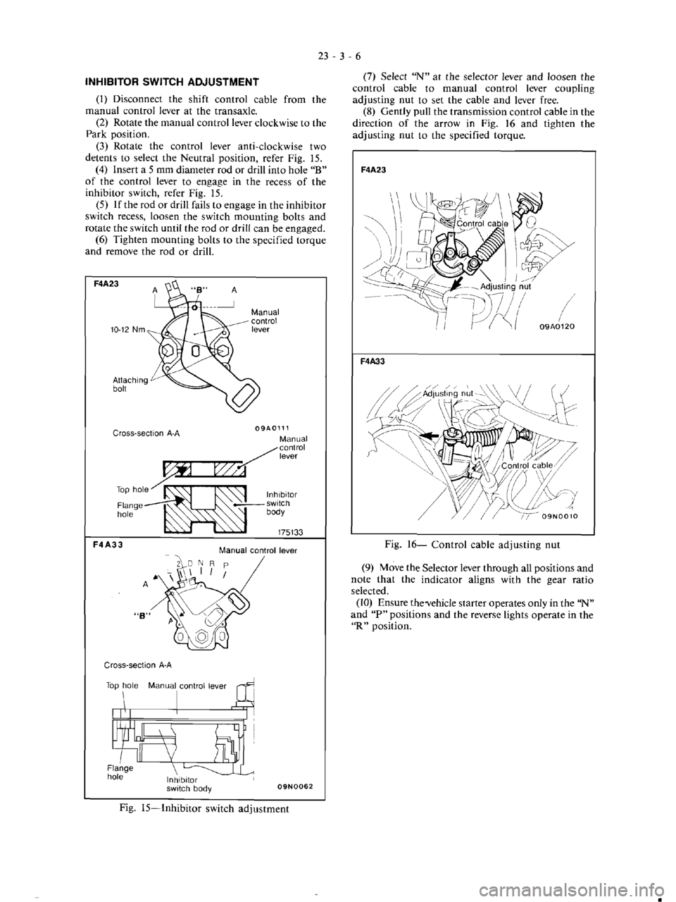 MITSUBISHI VERADA 1995  Workshop Manual 