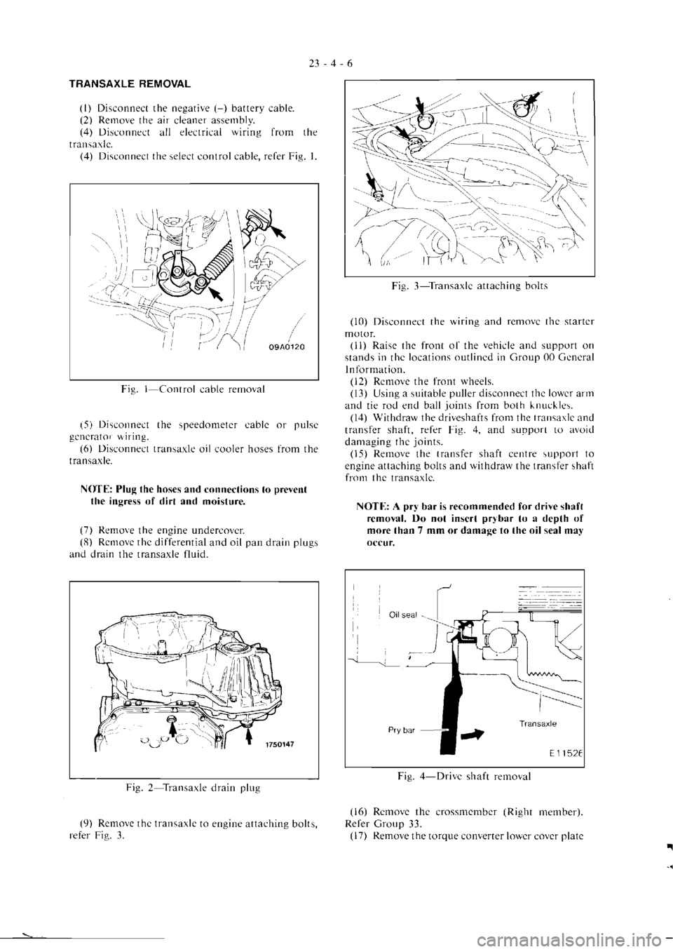MITSUBISHI VERADA 1995  Workshop Manual 