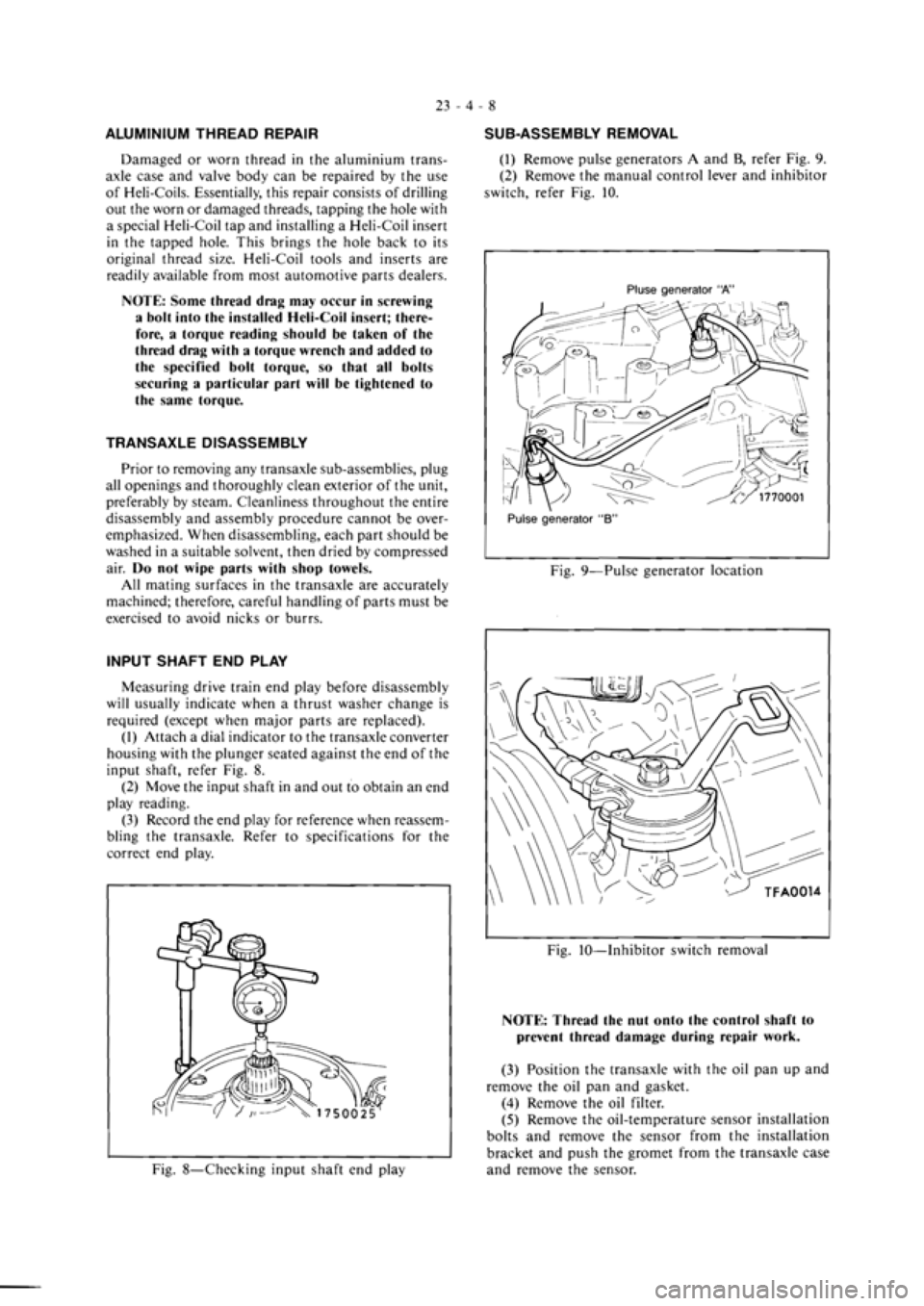 MITSUBISHI VERADA 1995  Workshop Manual 