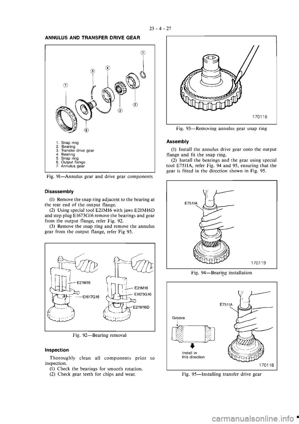 MITSUBISHI VERADA 1995  Workshop Manual 