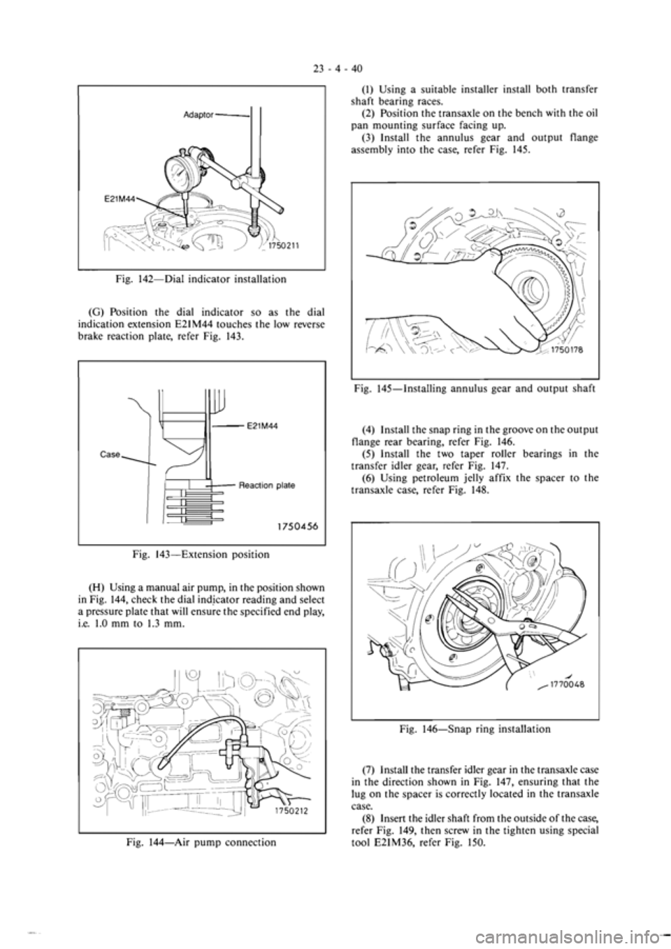 MITSUBISHI VERADA 1995  Workshop Manual 