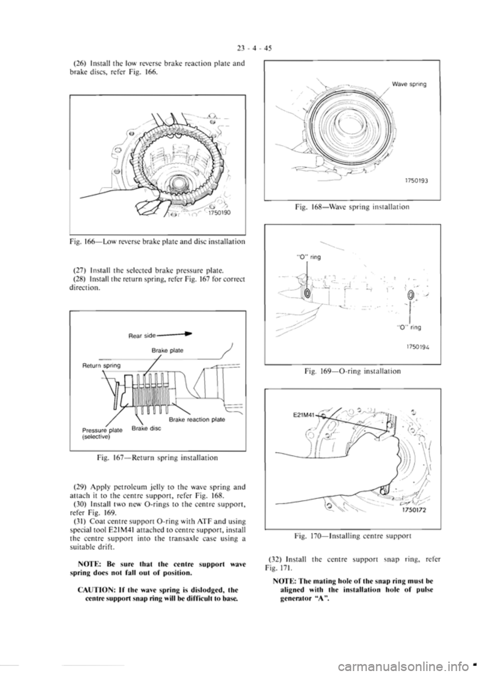 MITSUBISHI VERADA 1995  Workshop Manual 