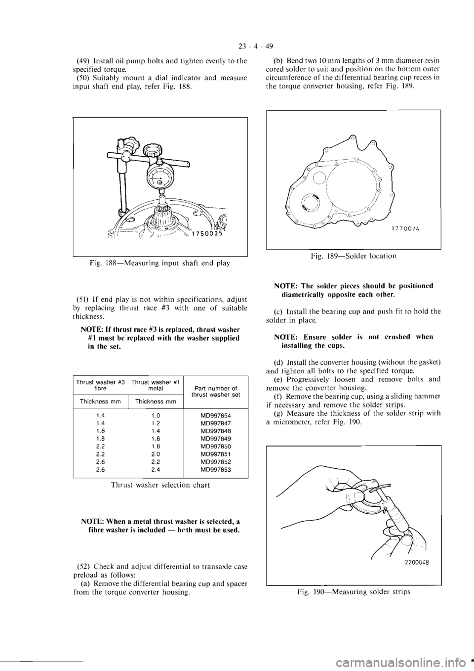 MITSUBISHI VERADA 1995  Workshop Manual 