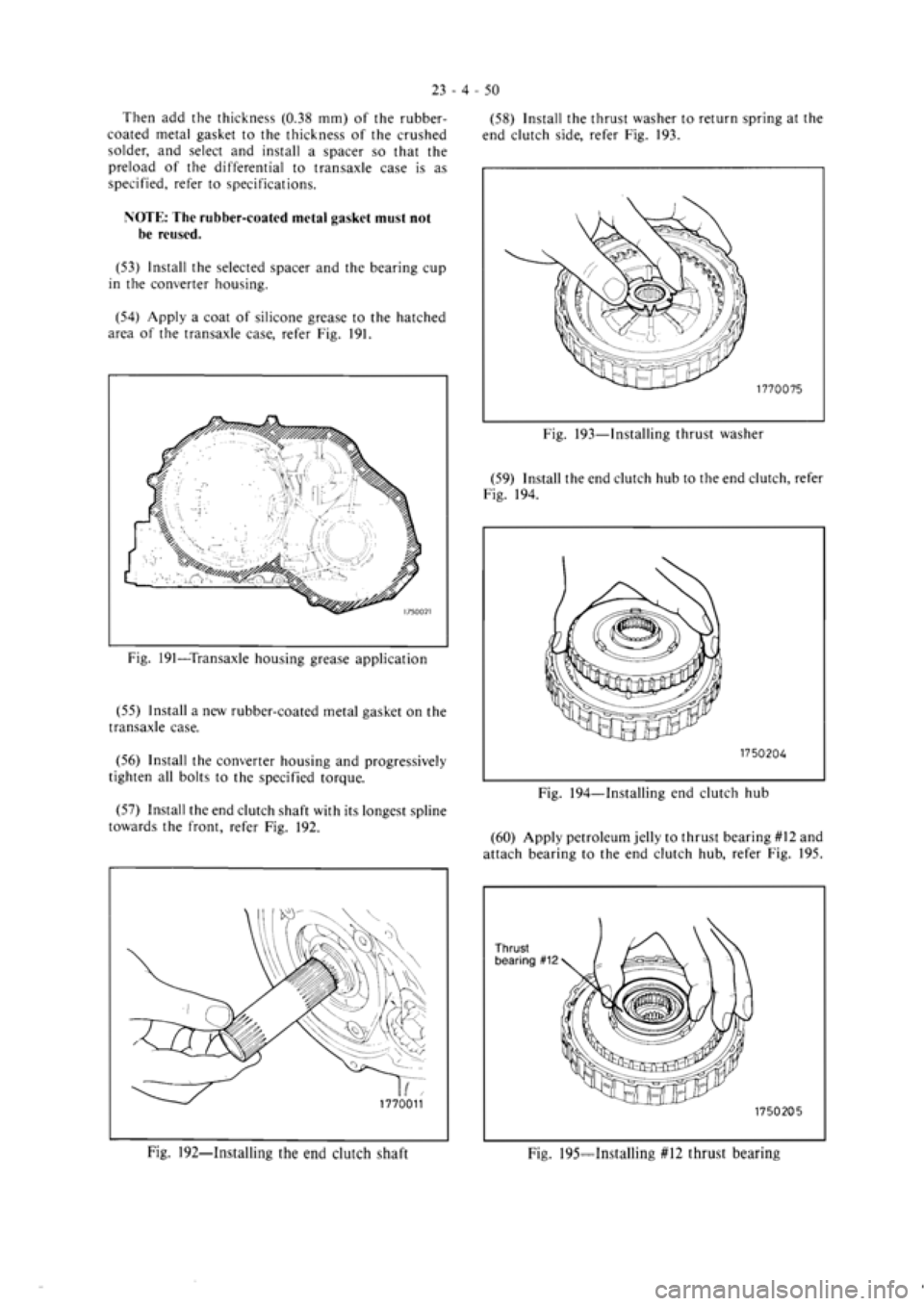MITSUBISHI VERADA 1995  Workshop Manual 