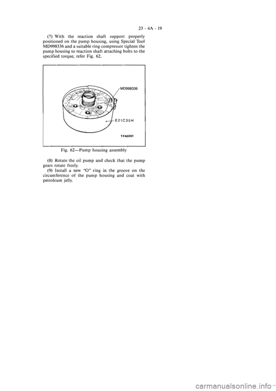 MITSUBISHI VERADA 1995  Workshop Manual 