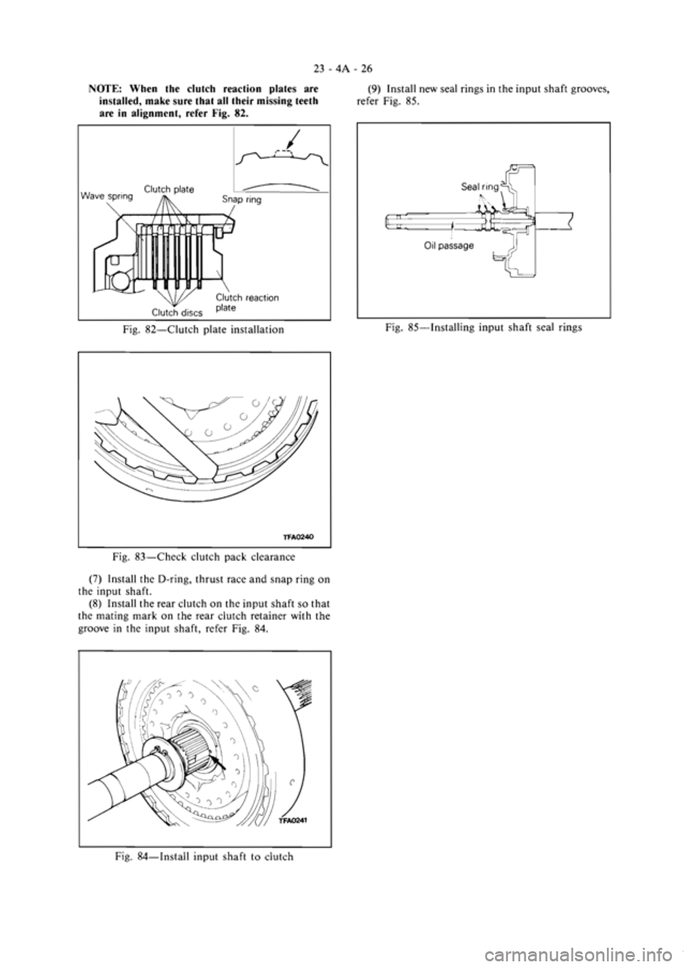 MITSUBISHI VERADA 1995  Workshop Manual 