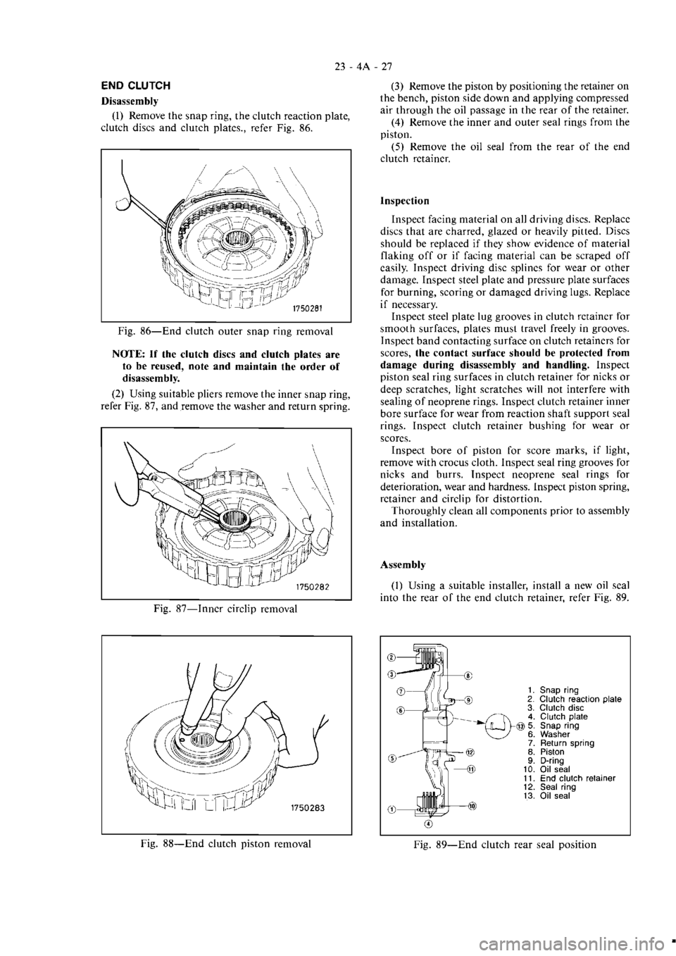 MITSUBISHI VERADA 1995  Workshop Manual 