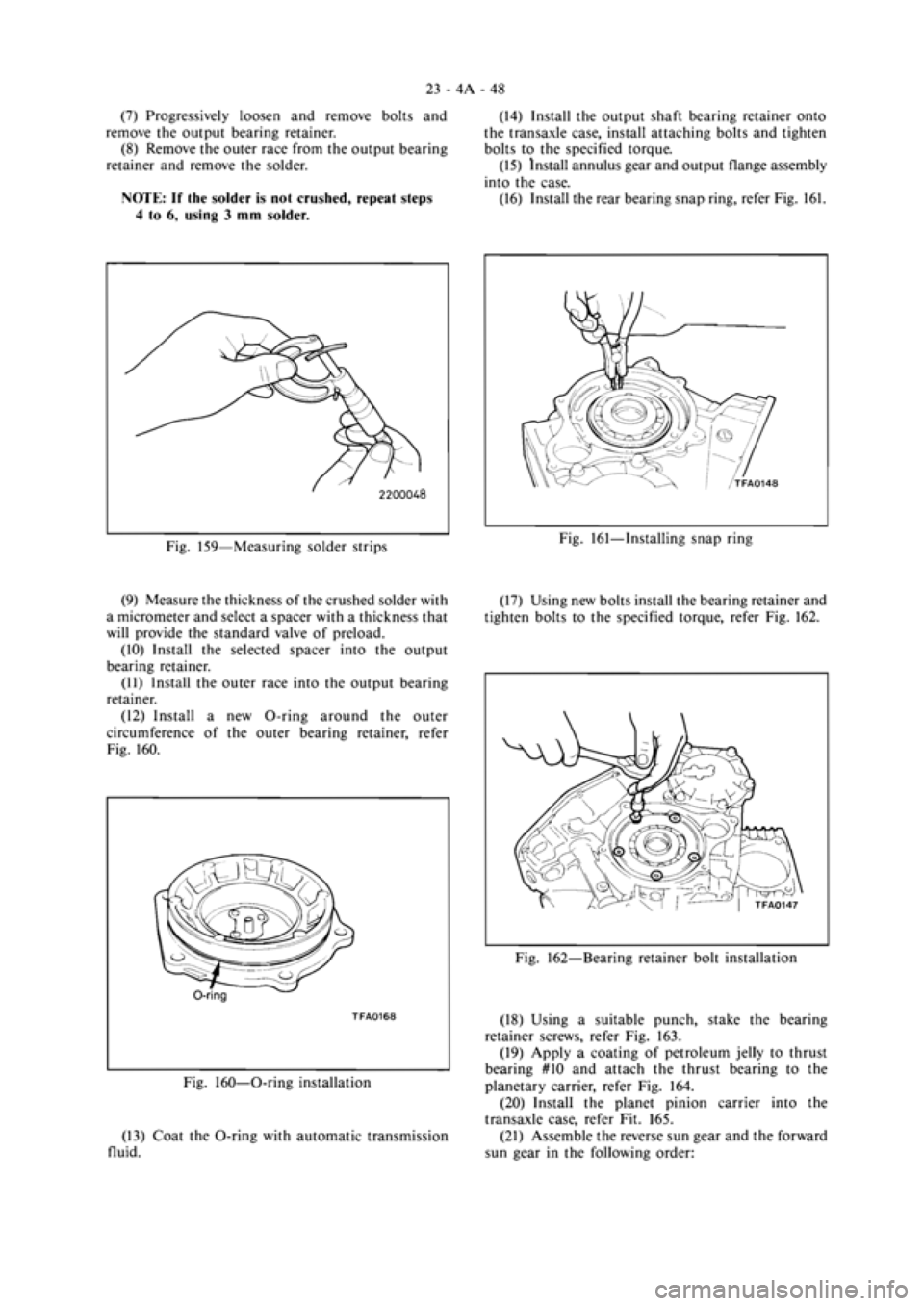 MITSUBISHI VERADA 1995  Workshop Manual 