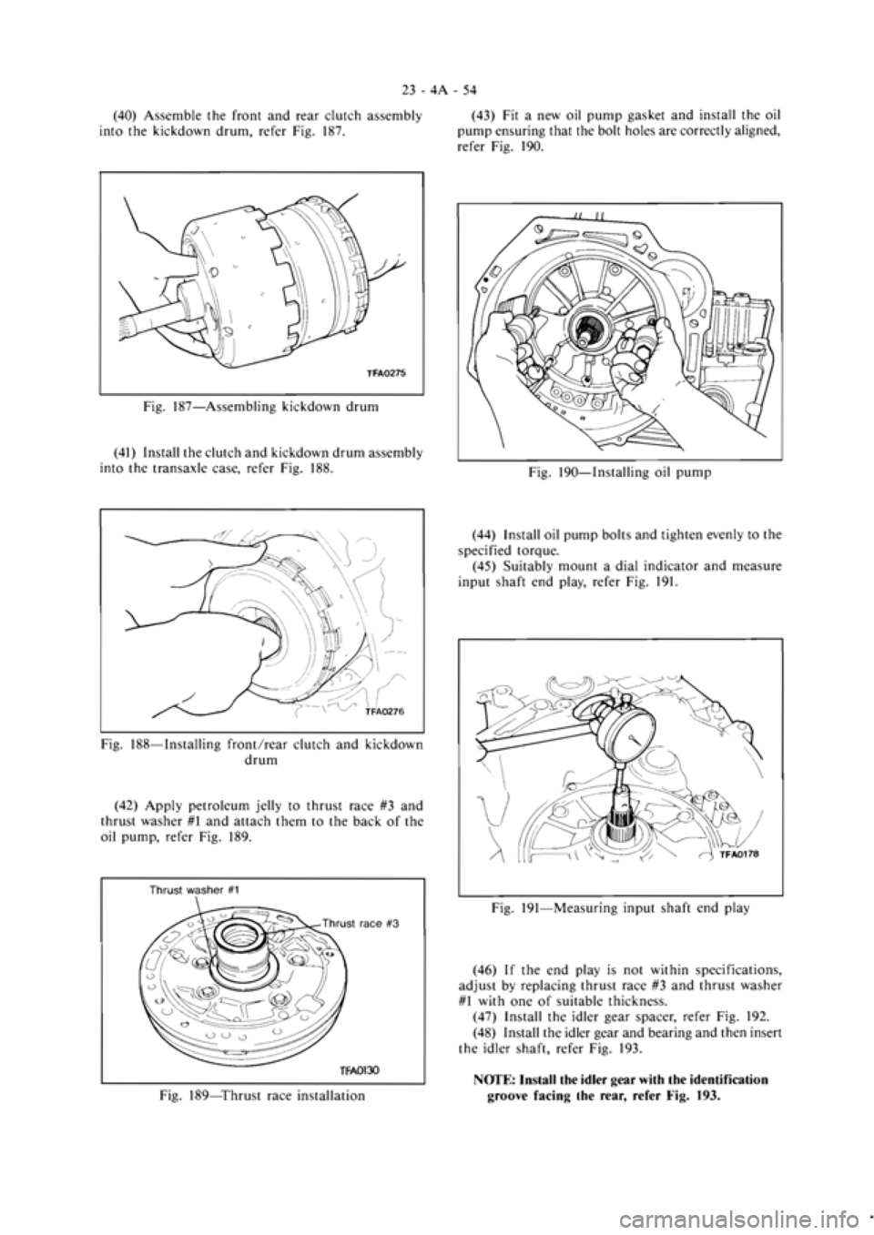 MITSUBISHI VERADA 1995  Workshop Manual 
