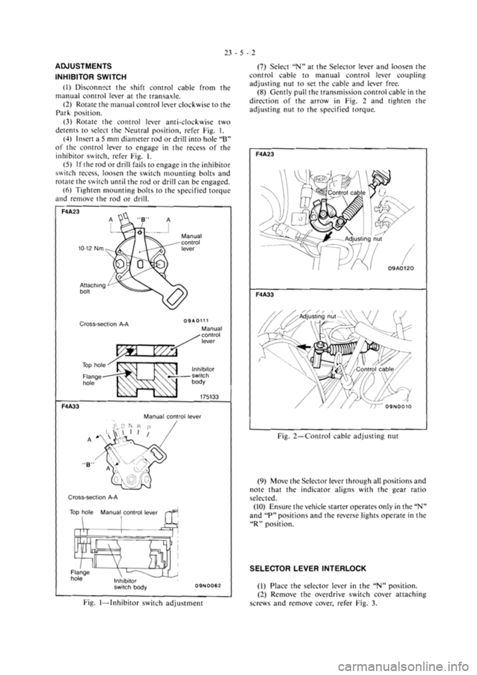 MITSUBISHI VERADA 1995  Workshop Manual 