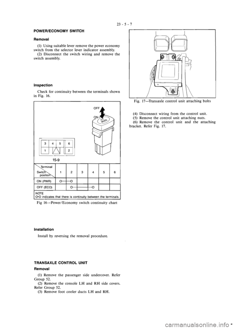 MITSUBISHI VERADA 1995  Workshop Manual 