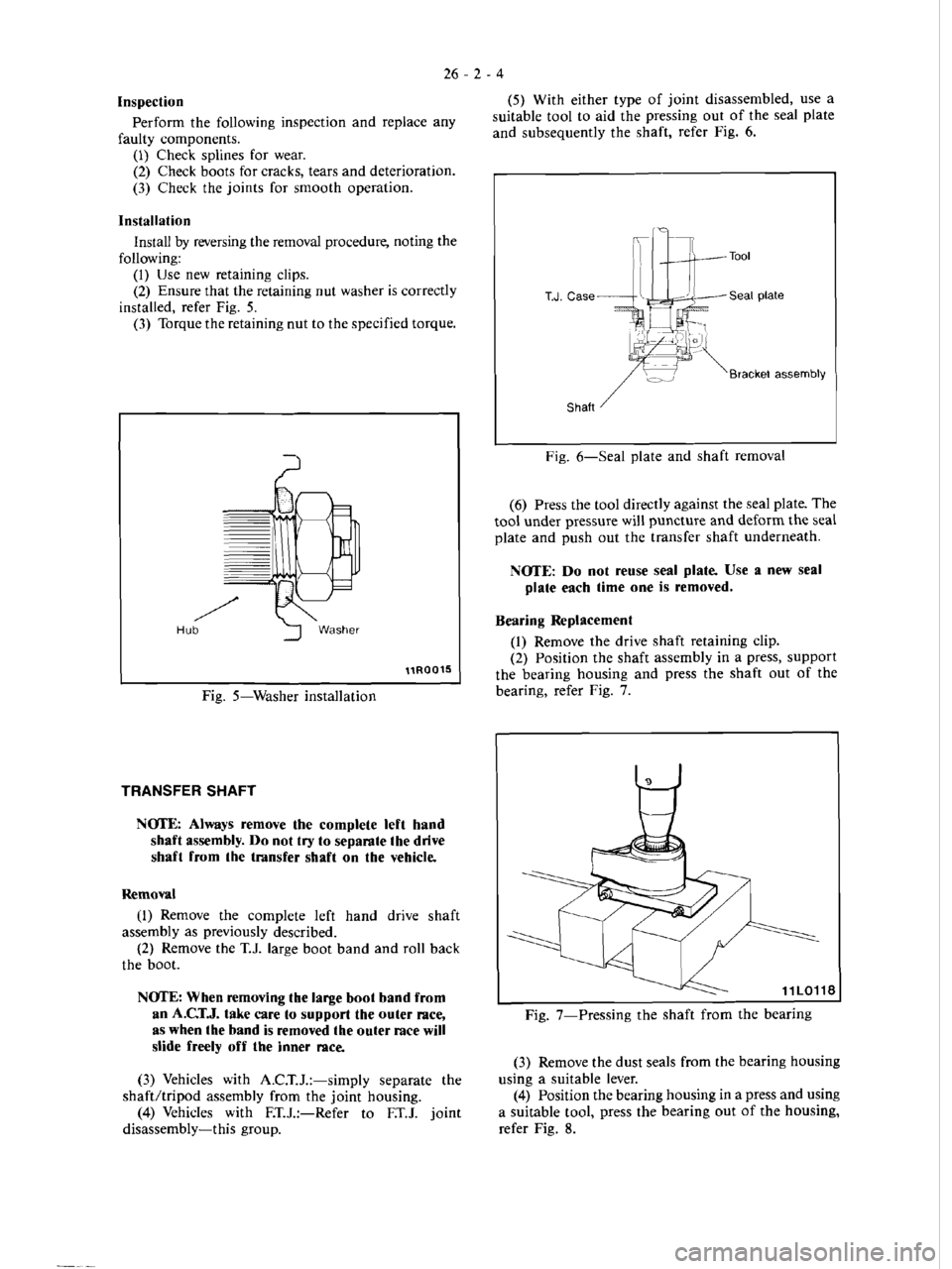 MITSUBISHI VERADA 1995  Workshop Manual 