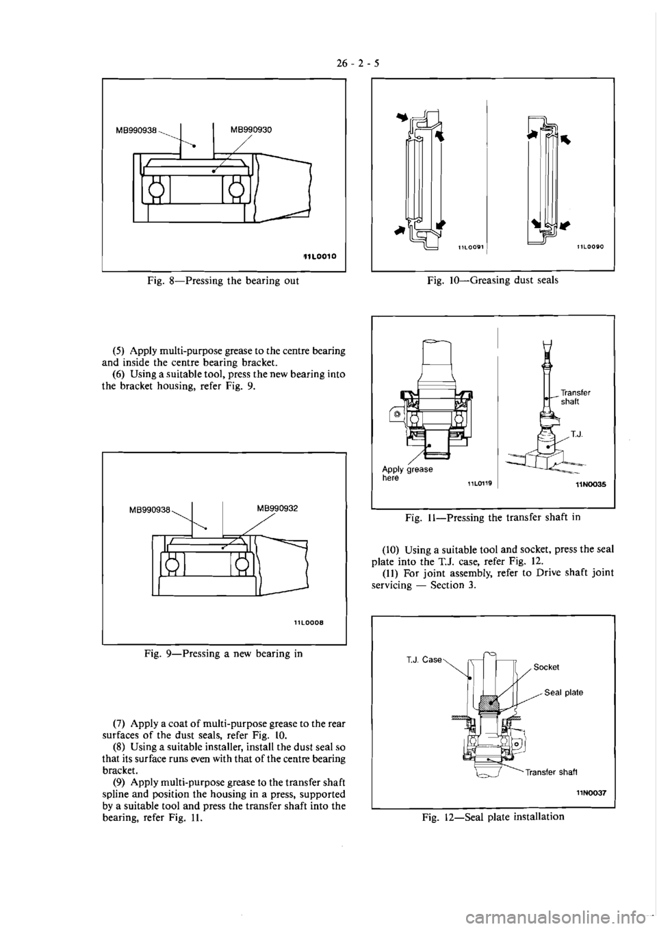 MITSUBISHI VERADA 1995  Workshop Manual 