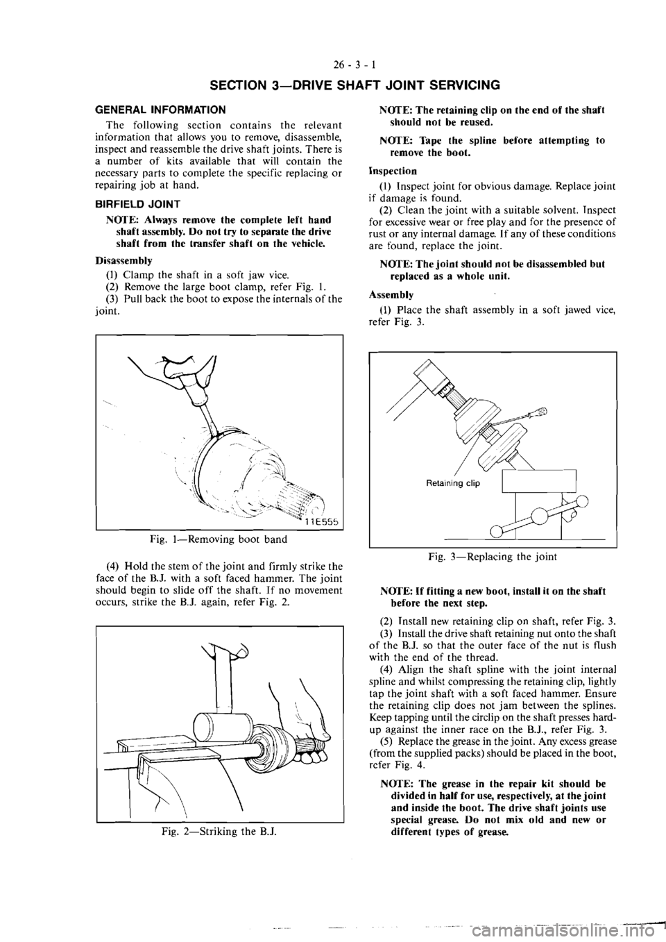 MITSUBISHI VERADA 1995  Workshop Manual 