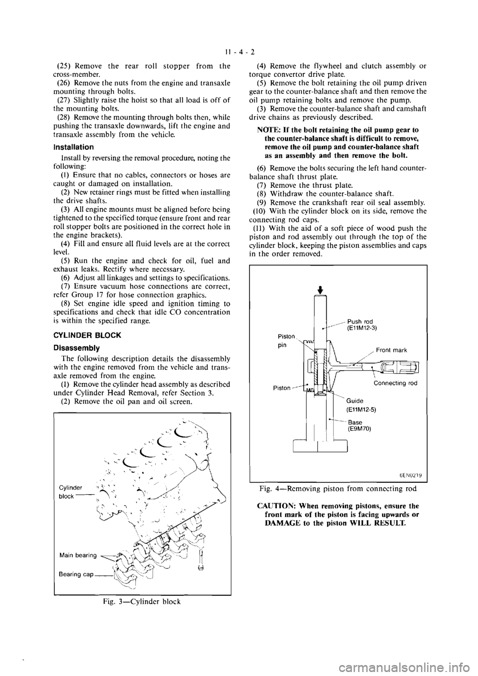 MITSUBISHI VERADA 1995  Workshop Manual 