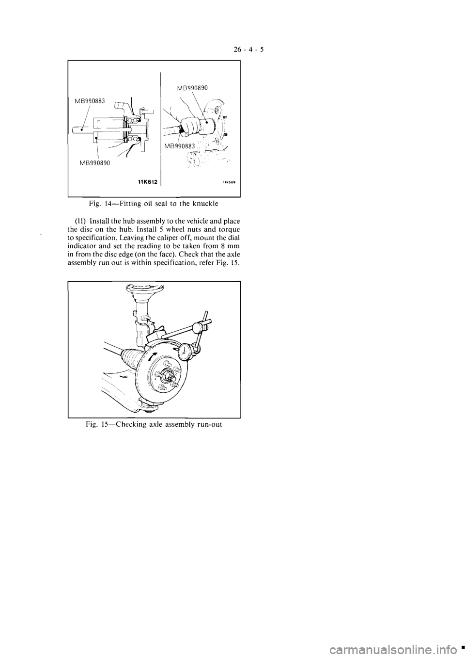 MITSUBISHI VERADA 1995  Workshop Manual 