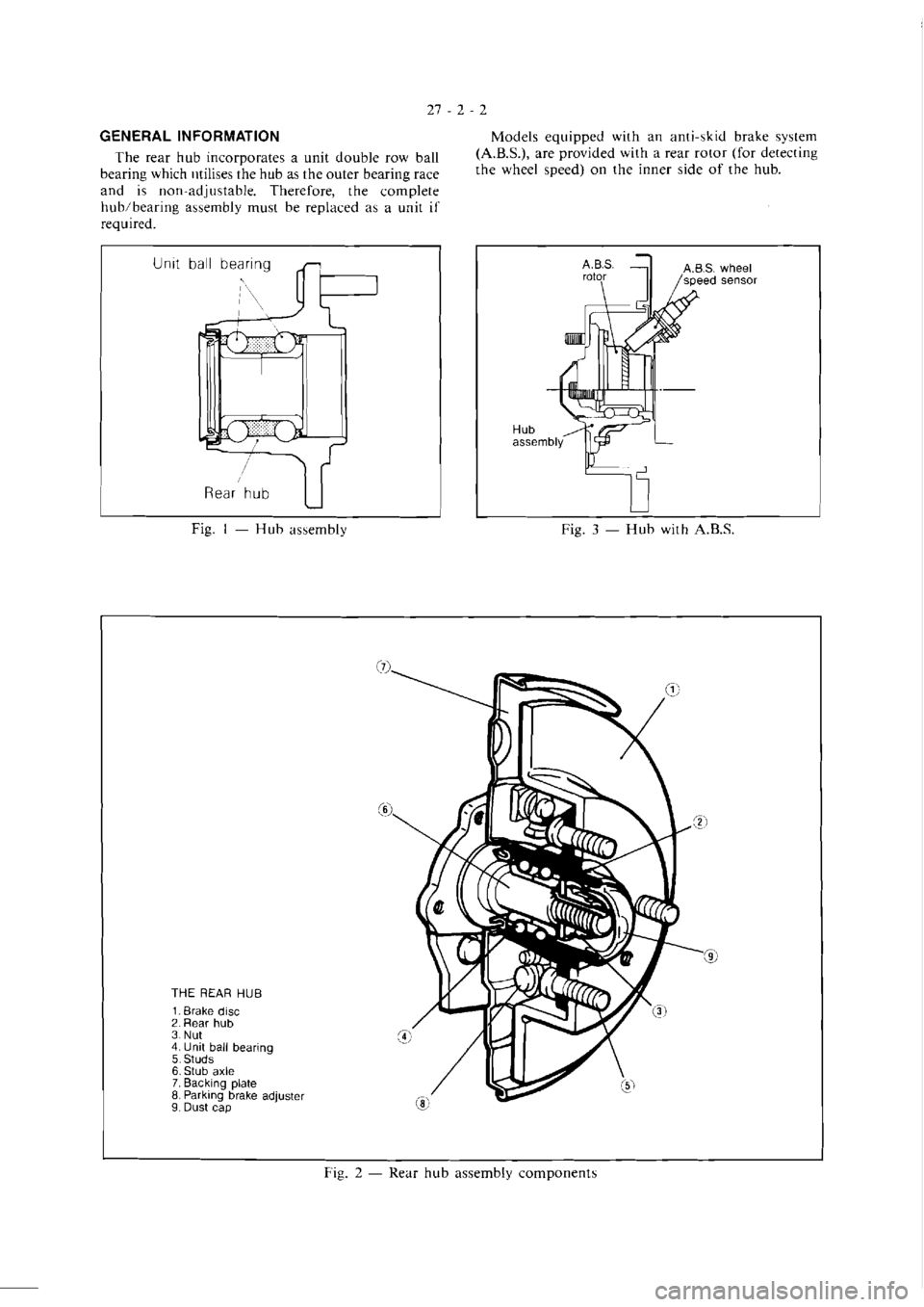 MITSUBISHI VERADA 1995  Workshop Manual 