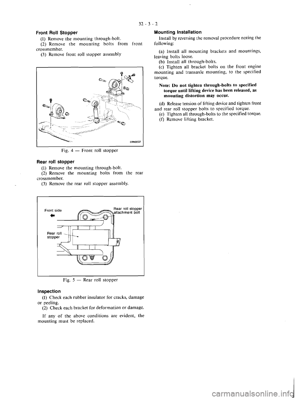 MITSUBISHI VERADA 1995  Workshop Manual 