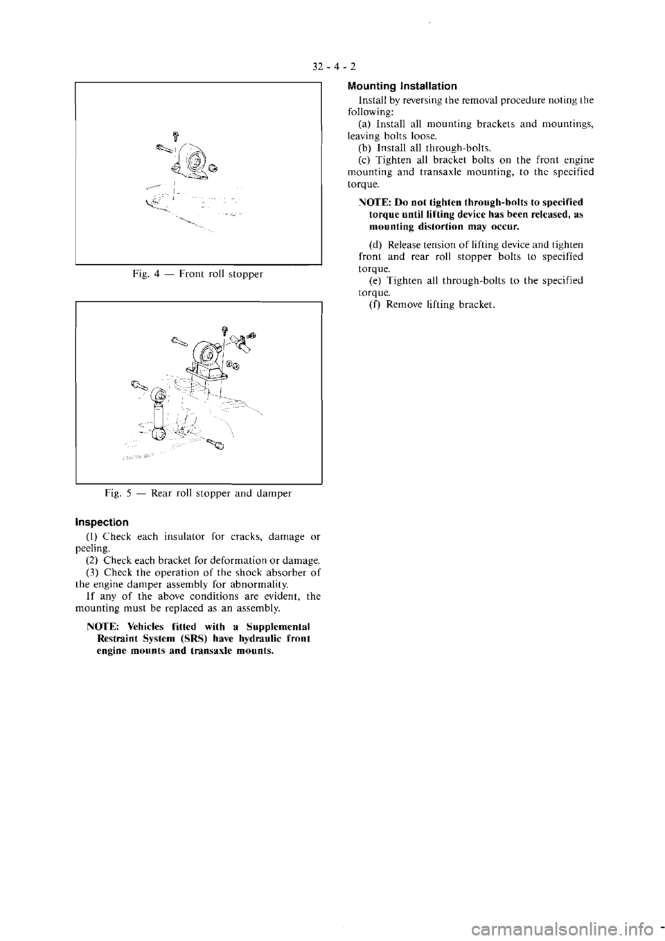 MITSUBISHI VERADA 1995  Workshop Manual 
