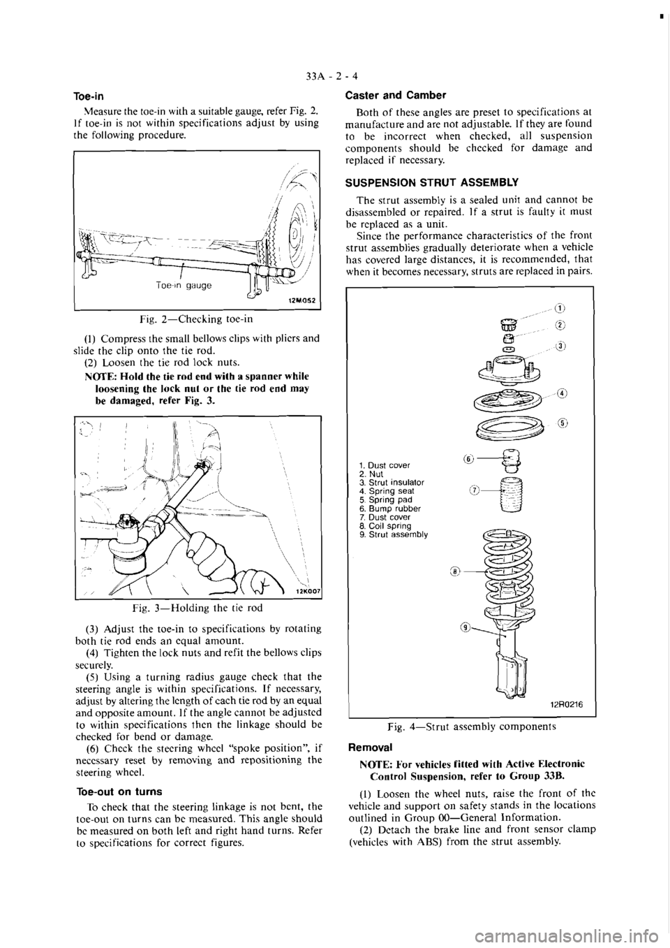 MITSUBISHI VERADA 1995  Workshop Manual 