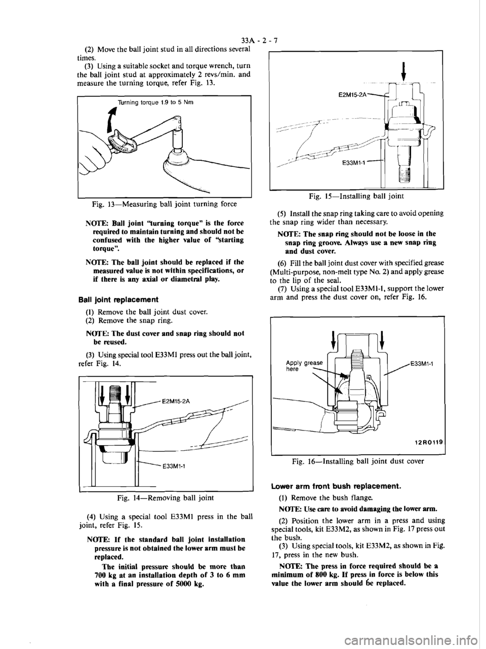 MITSUBISHI VERADA 1995  Workshop Manual 