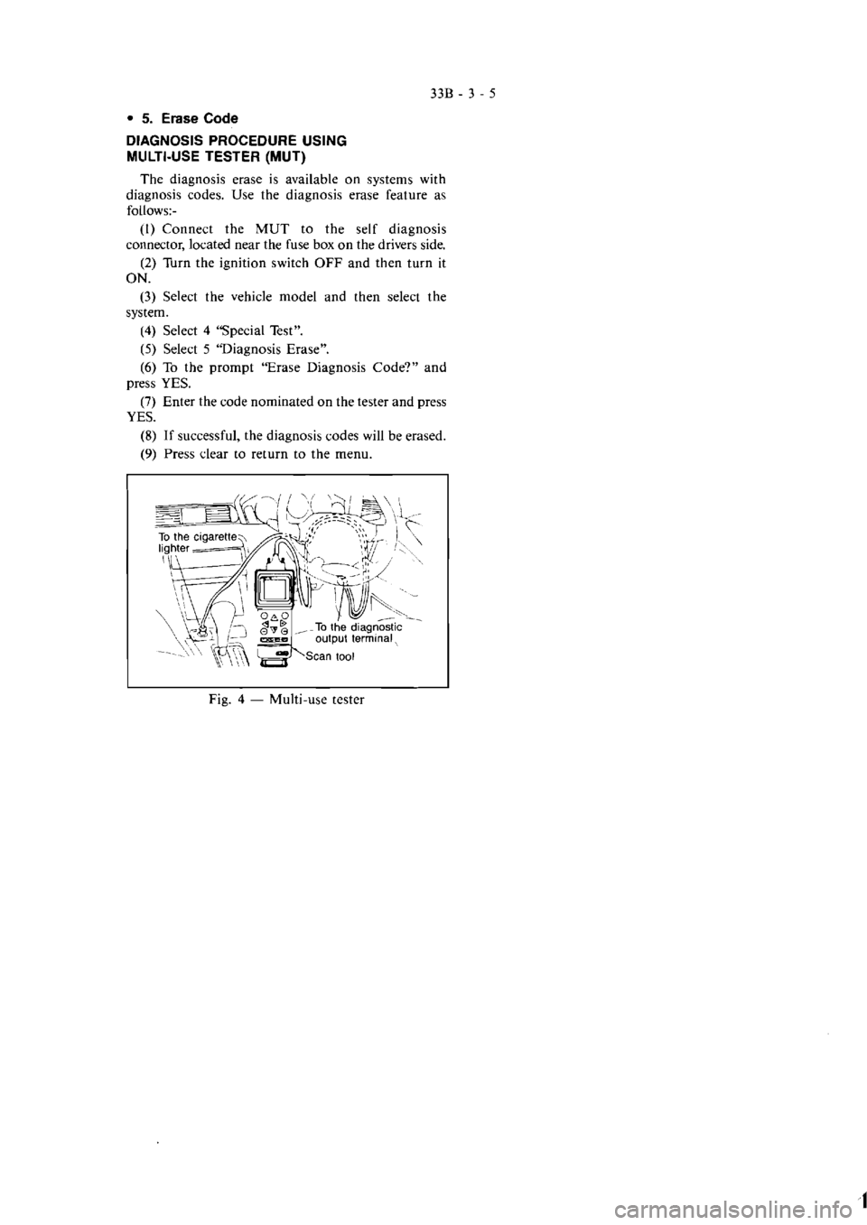MITSUBISHI VERADA 1995  Workshop Manual 
