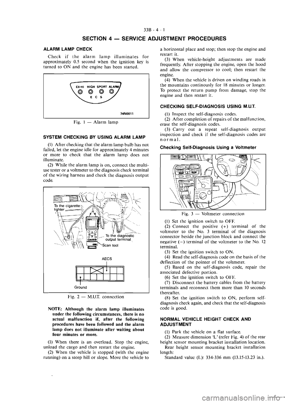 MITSUBISHI VERADA 1995  Workshop Manual 