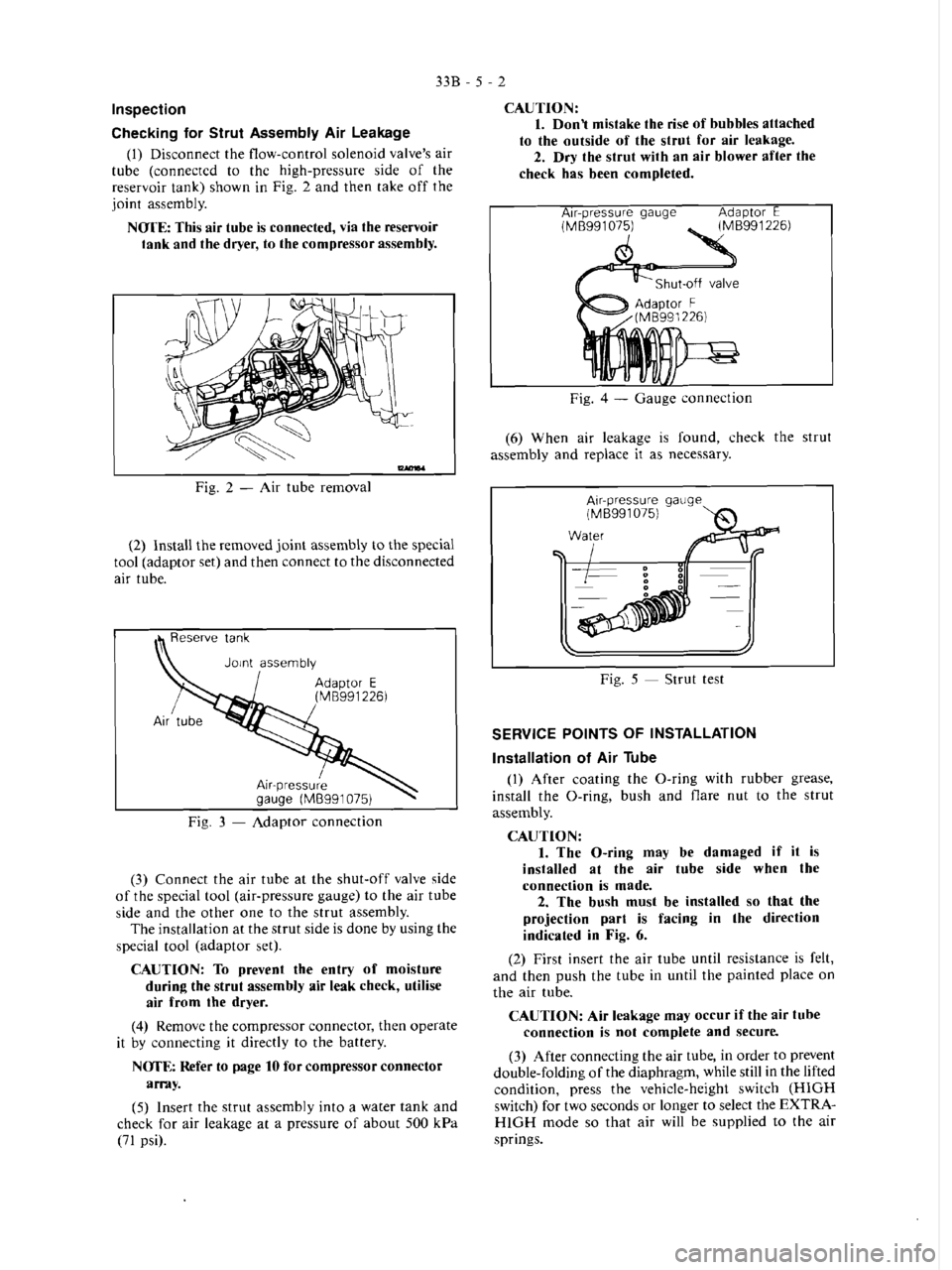 MITSUBISHI VERADA 1995  Workshop Manual 
