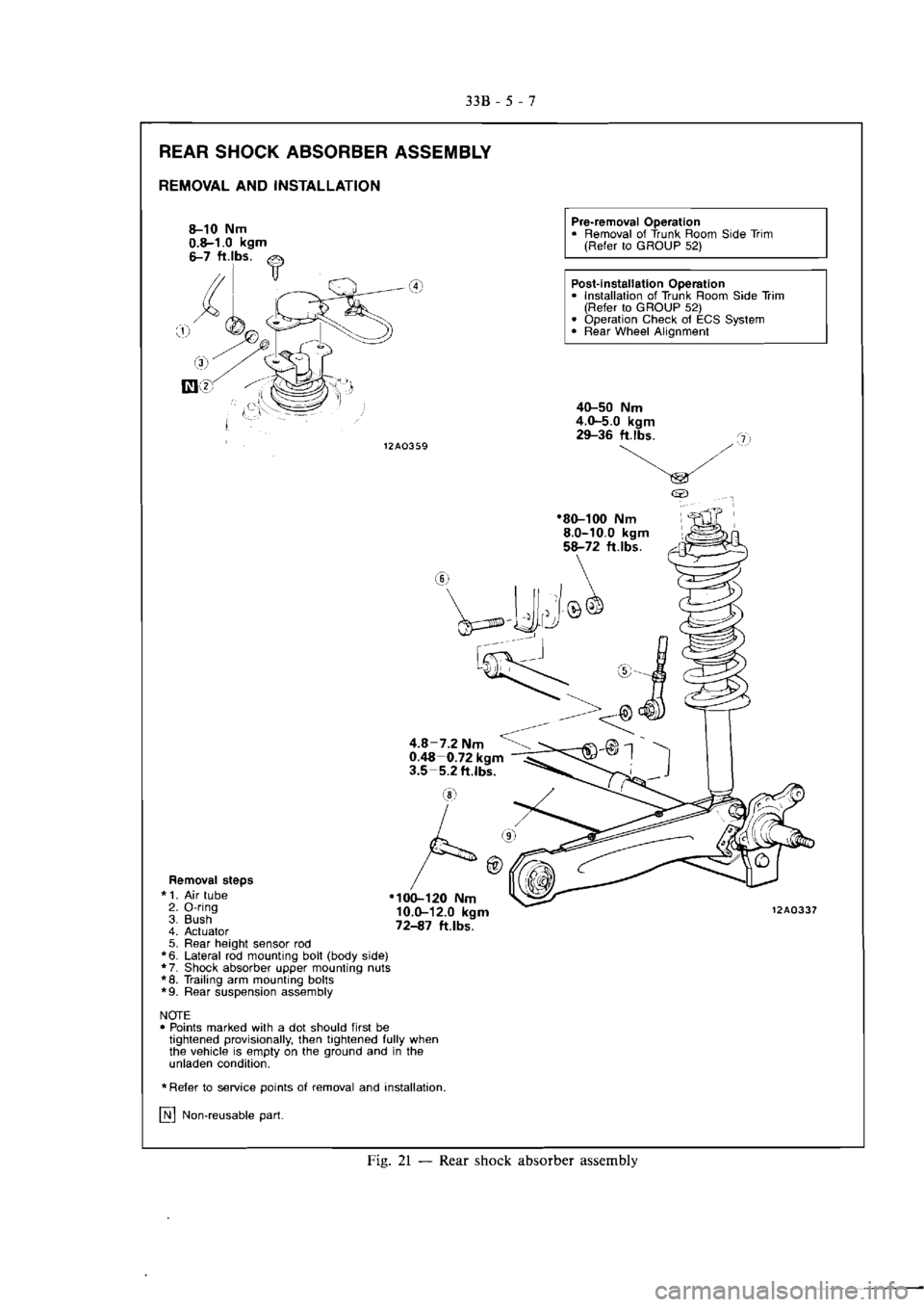 MITSUBISHI VERADA 1995  Workshop Manual 