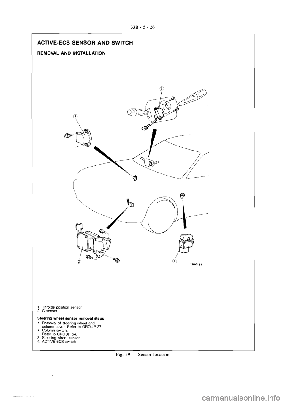 MITSUBISHI VERADA 1995  Workshop Manual 