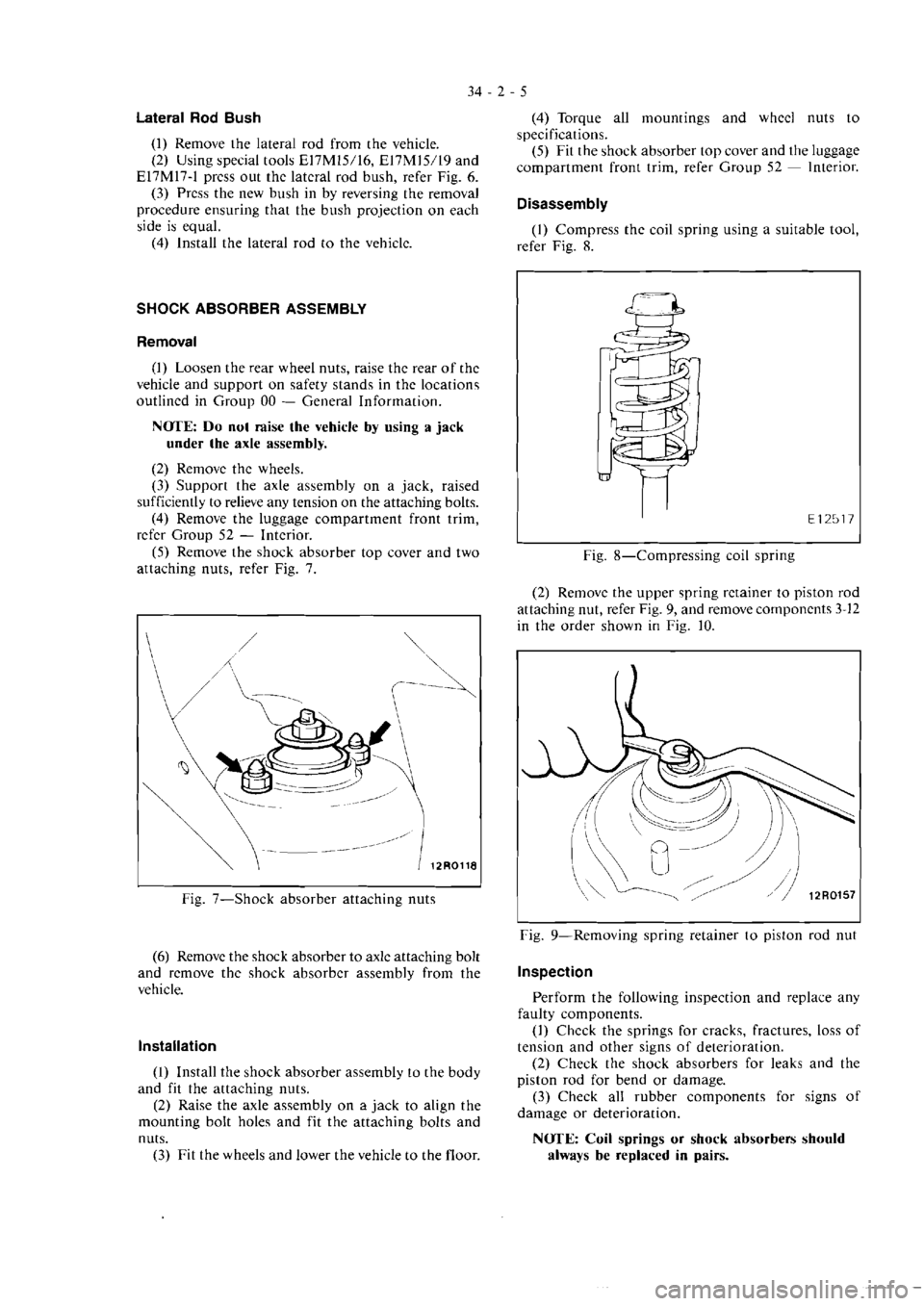 MITSUBISHI VERADA 1995  Workshop Manual 